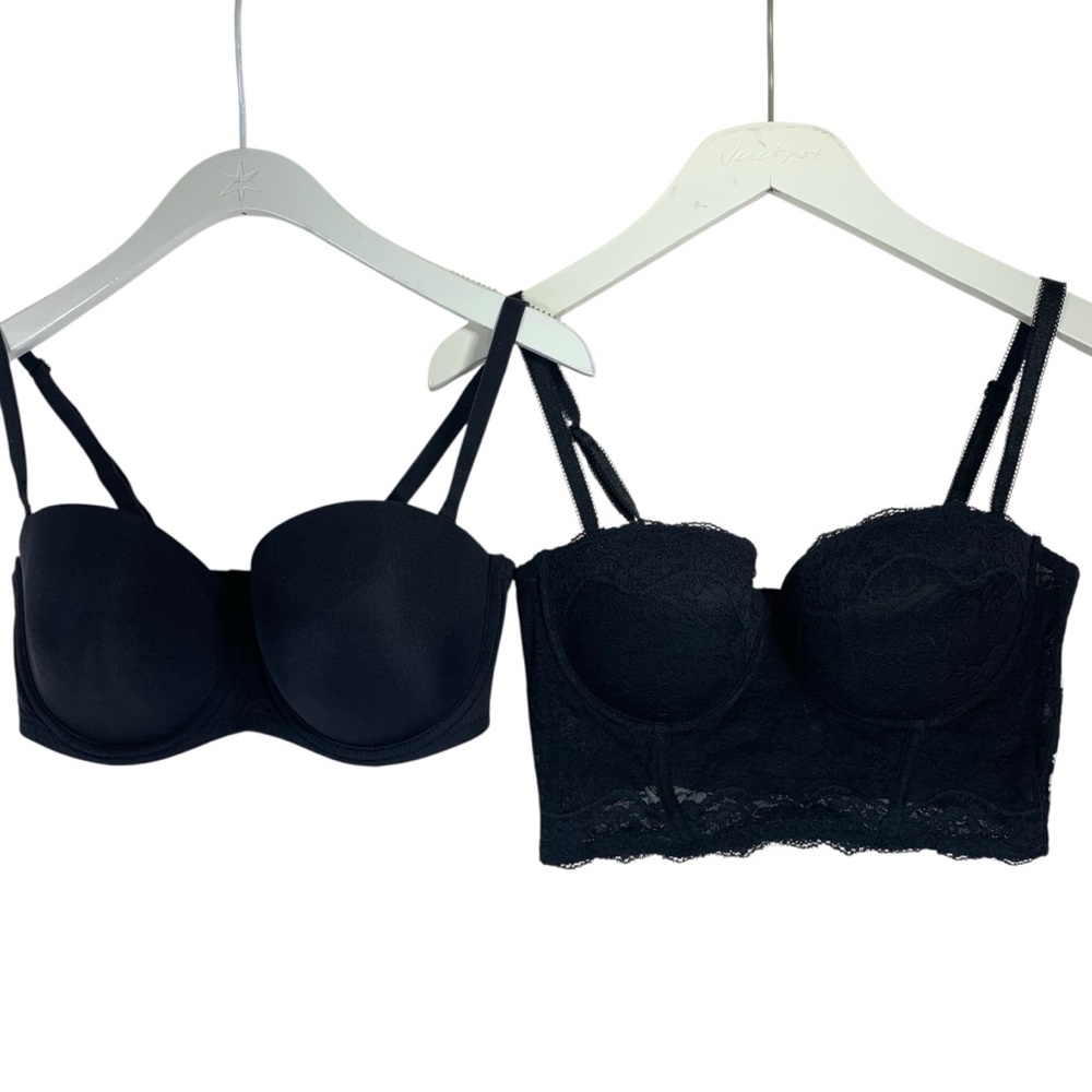bundle Bra set Elegant Black Lace Ana Grant  and Dorina  Bra Set size 36D